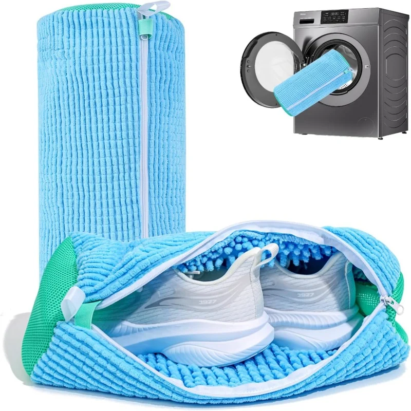 Reusable Shoe Cleaning Laundry Bags for Washer and Dryer - Stain Removal Kit for Sneakers and Tennis Shoes