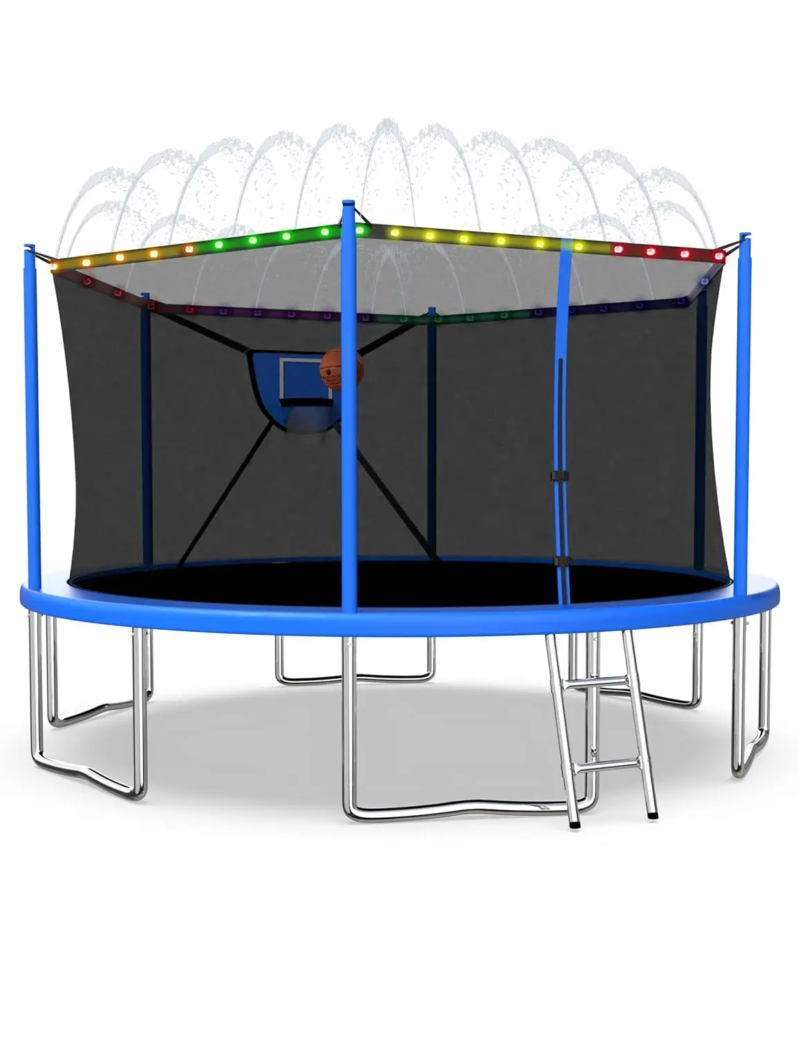 2026 Upgrade 1500LBS Outdoor Tranpoline for Kids and Adults 【Easy to Install & Built to Last】 10FT 12FT 14FT 16FT, Customized