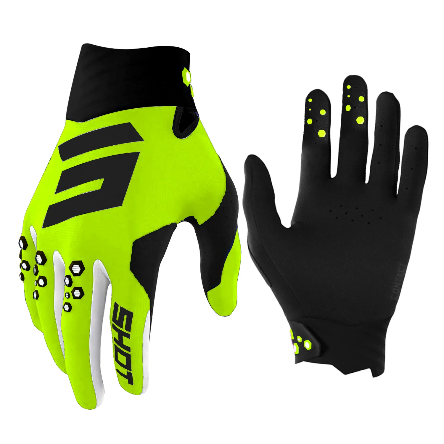 Nouveaux gants de moto de 10 couleurs, gants universels de Sports de plein air de vélo de moto, colorés et polyvalents