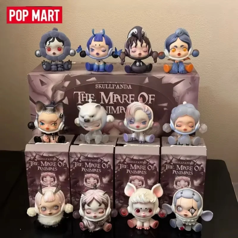 POP MART Genuine Skullpanda The Mare Of Animals Series Blind Box POP MART Genuine Skullpanda The Mare Of Animals Series Blind Box