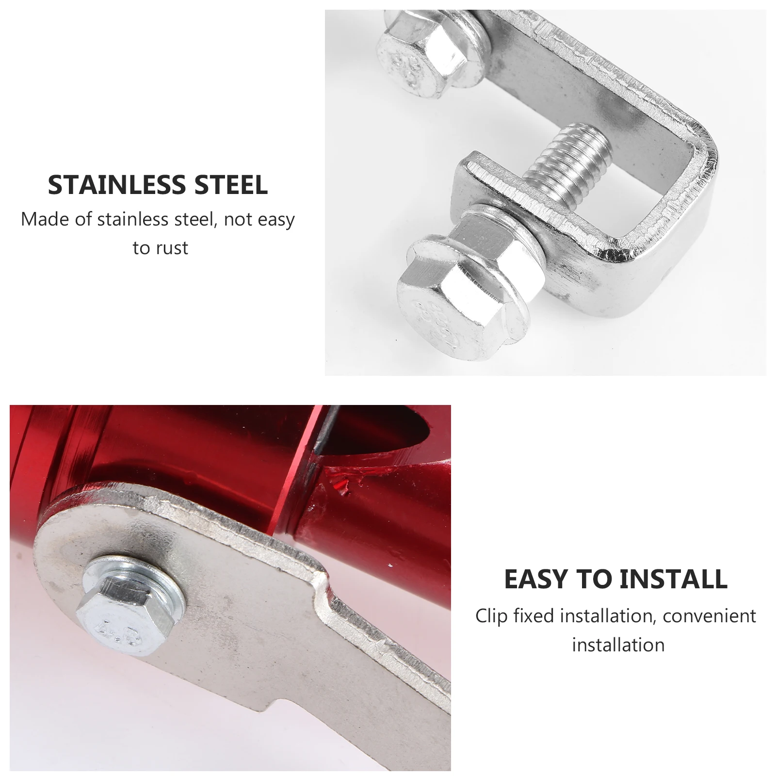 

2PCS Whistle Car Modification Roar Maker Sound Simulator Tailpipe Exhaust Air Evacuation Practical Durable Easy Install