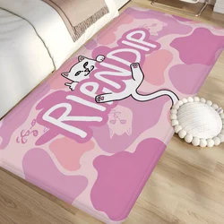 Cat R-Ripndips Floor Mat Non-Slip Laundry Room Mat Laundry Decor Balcony Child Living Room Bedside Mats