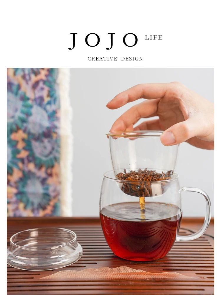 

Термостойкая стеклянная кружка Musoom ape с крышкой, прозрачная, для домашнего использования, круглая, однослойная, винтажная, для воды