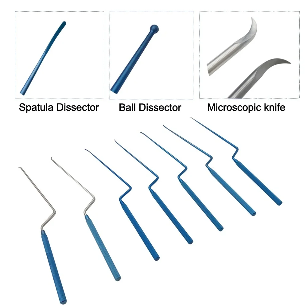 Micro Nerve Dissectors Retractor Spatula Dissector Vessel Knife Neurosurgery Surgical Instruments