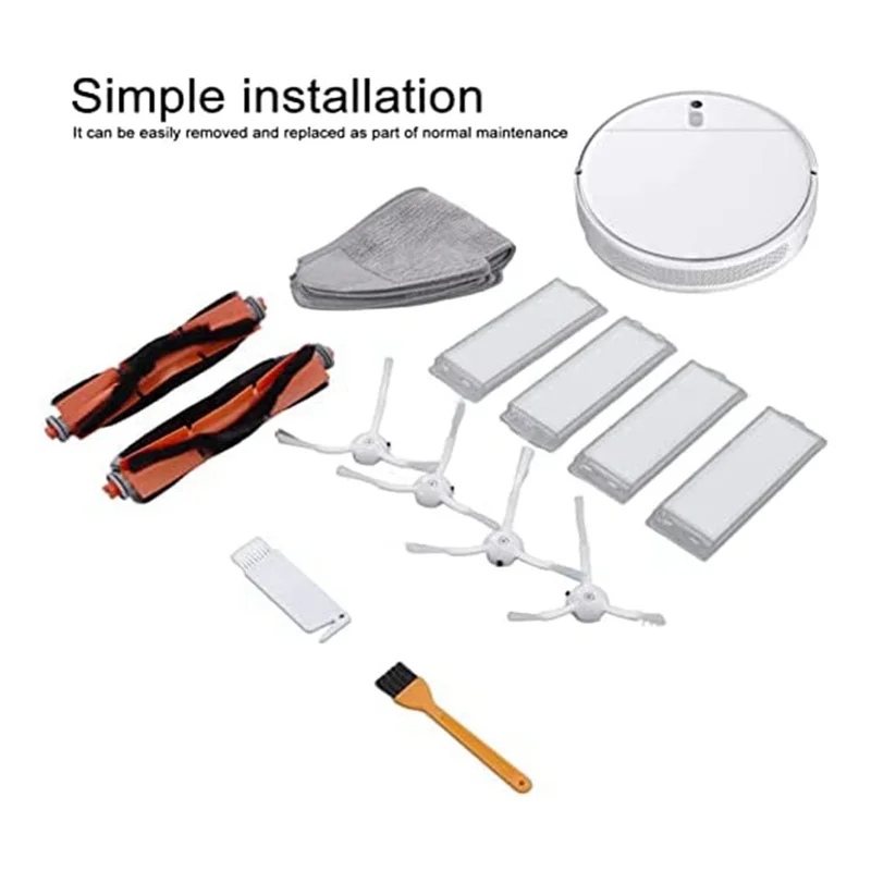 Xiaomiロボット掃除機用の交換用フィルターキット,モップ2 lite,モップ2 pro,mjstl,mjst1s,mjst1shwスイーパー