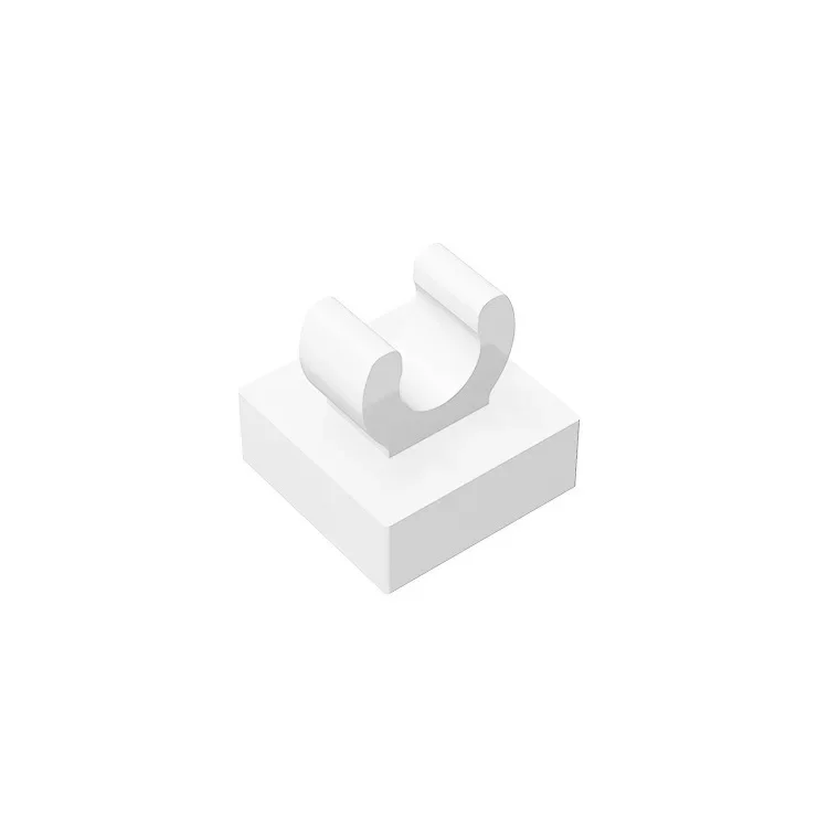 Gobricks GDS-818 Tile Special 1x1 mit Clip mit abgerundeten Kanten, kompatibel mit Lego 15712 2555 DIY-Lerngebäude