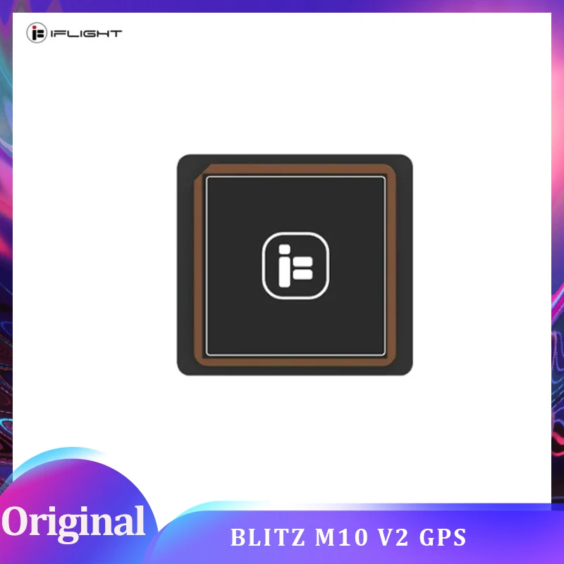 

iFlight BLITZ M10 V2 GPS со встроенным модулем компаса QMC5883L, встроенным кварцевым резонатором TCXO и конденсатором Фарада для FPV-оборудования