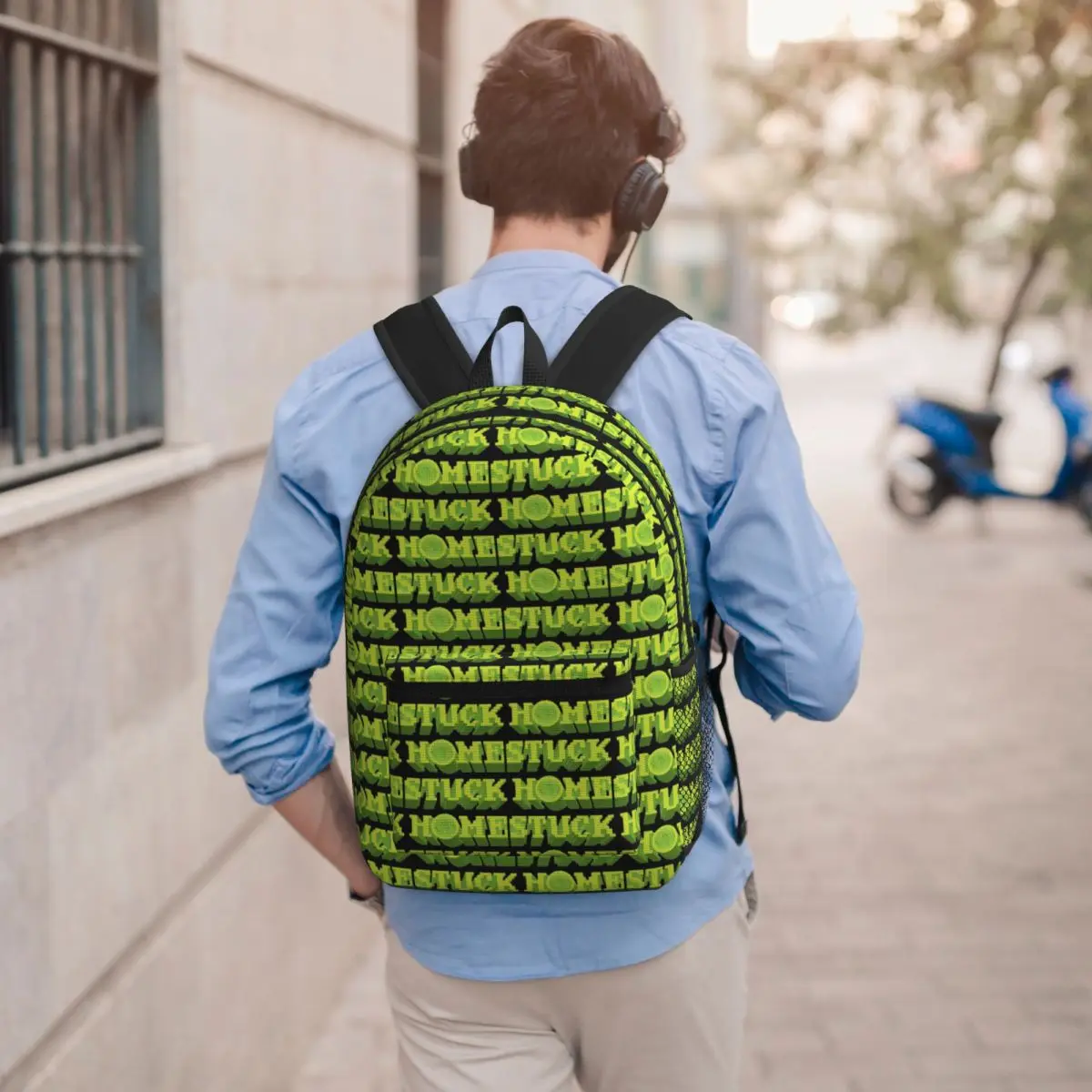 Homestuck Wheel Anime Backpack Boys Girls BookBag Kids School Bag Laptop Shoulder Bags for Men Women
