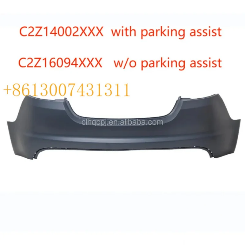 FactoryReplacement Rear Bumper XF 2008-2015 With Parking Sensor Hole Ready Fit