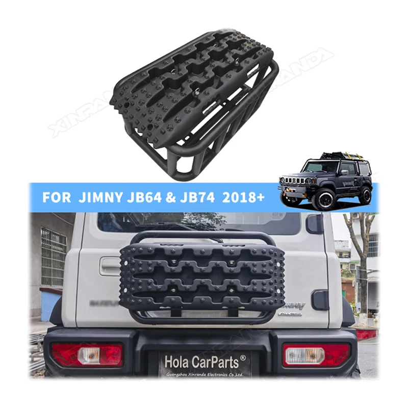 High Quality Escape Board Bracket Off-Road ForJimny Spare Wheel Storage Rack For Suziki Jimny JB74 JB64