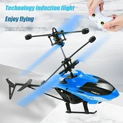 New Mini Hovering Remote Control Helicopter Rechargeable Drone Toy Sensing Safe Fall Fun Toy For Boys Girls Birthday Gifts