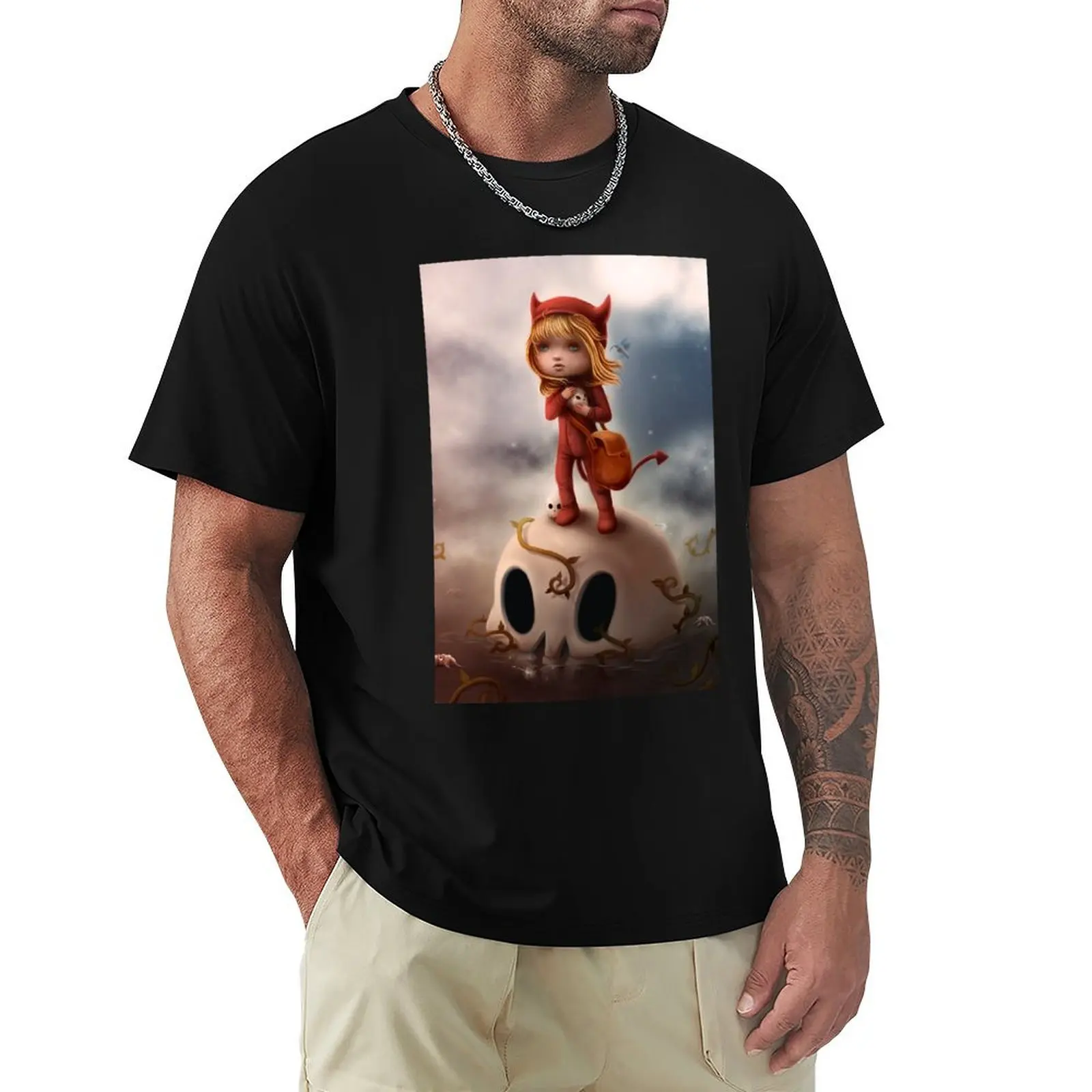 Wickedly Drawn T-Shirt Quick Dry Outdoor Sports T-Shirt