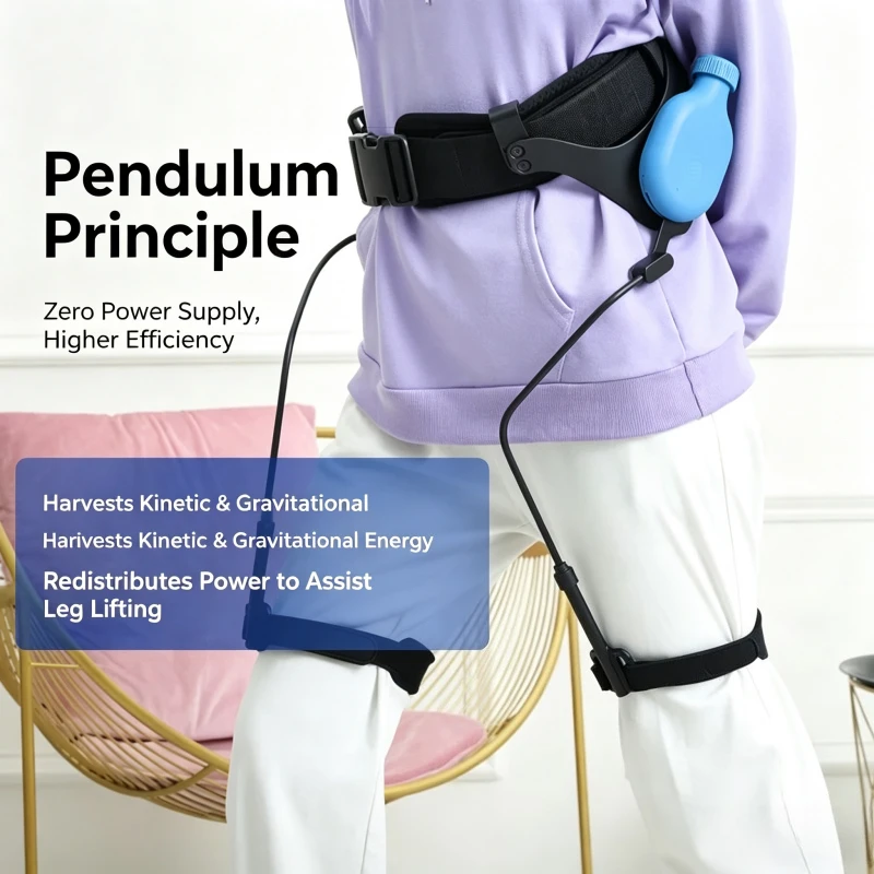 Lower Limb Walking Aid Stroke Hemiplegia Exoskeleton Leg Lift Tool Elder Walking Rehabilitation Mobility Gear