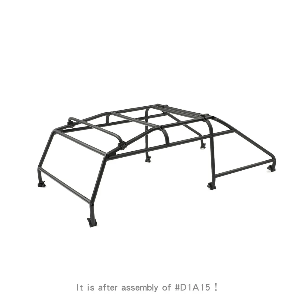 Pickup Truck Roll Cage Luggage Rack for 1/10 RC Crawler Car Traxxas TRX4 DEFENDER Accessories