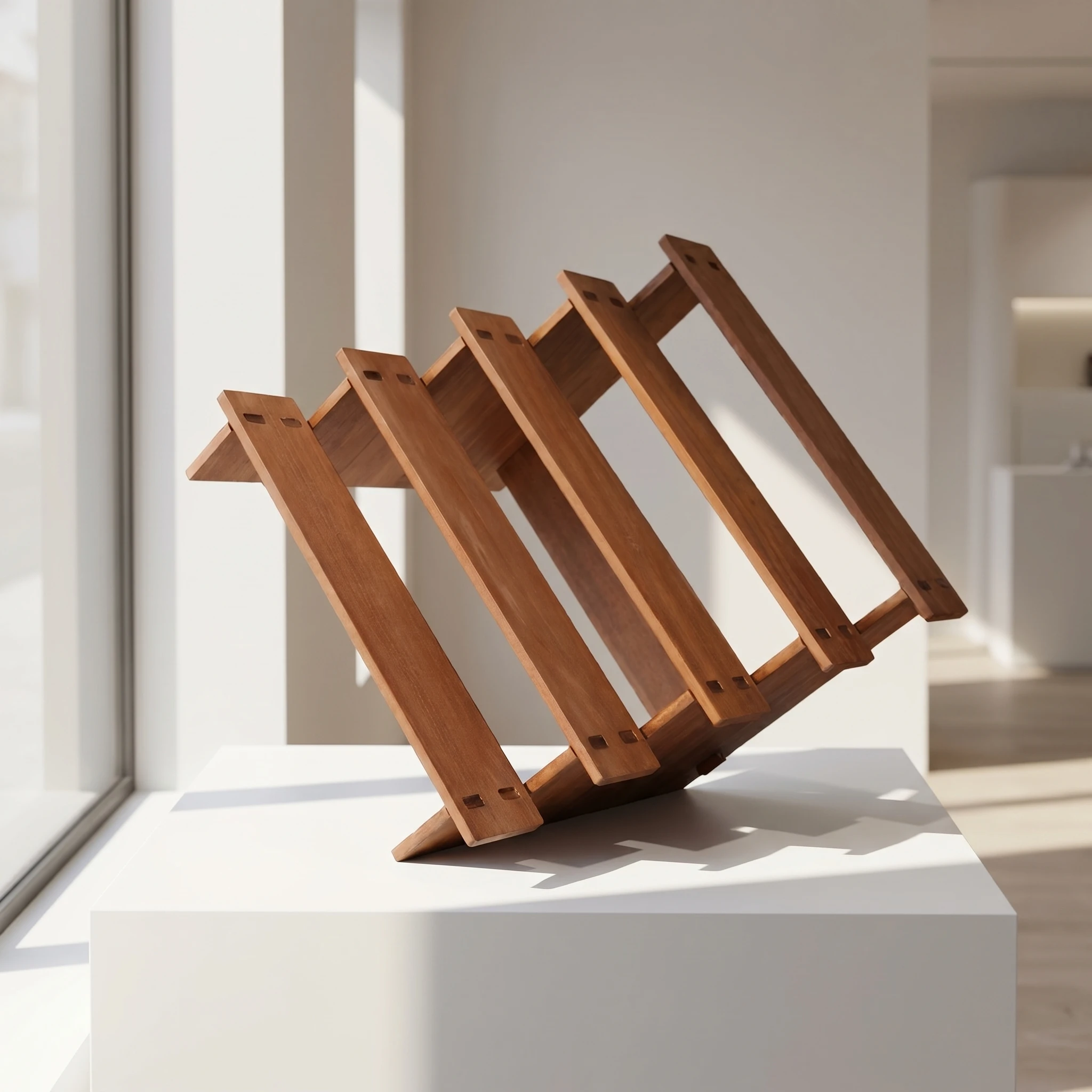 Wooden Riser Display Shelf Organizer Decorative Easy To Clean Showcasing Special Items Display Riser Shops