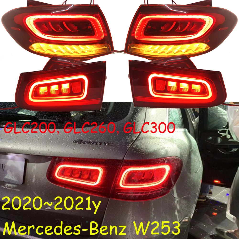 

1pcs car styling MercedesBenz tail lights W253 taillight GLC200 GLC260 GLC300 2020~2021y LED Tail Lamp rear light