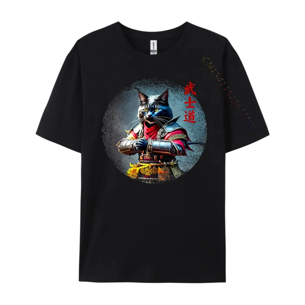 

Japanese Bushi Cat Luxury T Shirt Oversized T Shirt Men Tee Shirt Graphic Cotton Streetwear Short Sleeve