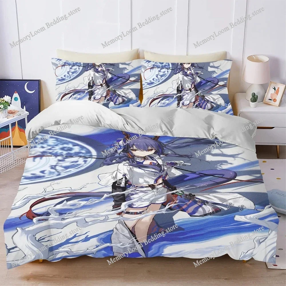 

Arknights Game Duvet Cover Set Home Style Bedding Soft Laundry Cotton Bed Student Dormitory Gift Home Textileextile
