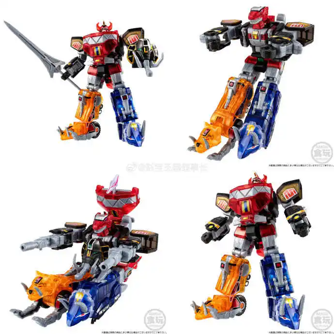 بانداي أنيمي شوكوغان Smp Kyoryu Sentai Zyuranger التنين قيصر الوحش الله لون واضح النموذج الأصلي تحصيل عمل الشكل