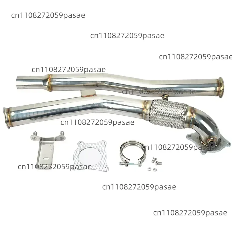 Car Exhaust Downpipe Fits for Golf GTI MK5 MK6 2.0T Turbo Down Pipes for Audi A3 2.5inch - 3inch Downpipe 63mm to