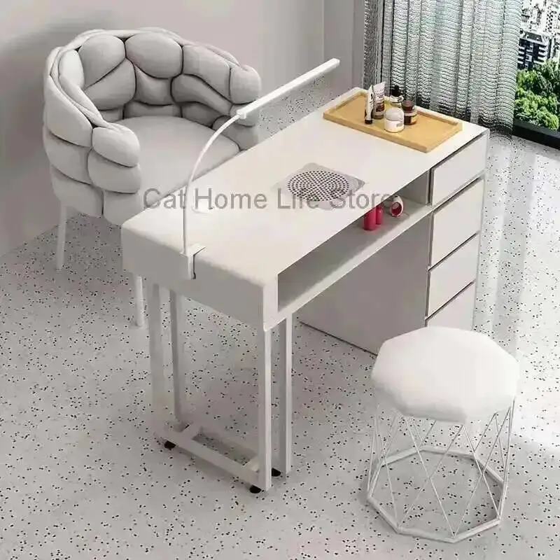 

Furniture Beauty Salon Manicure Professional Salon Table Mesa Nails Designer Aesthetics Aesthetic Nail De Canto Arm Rest