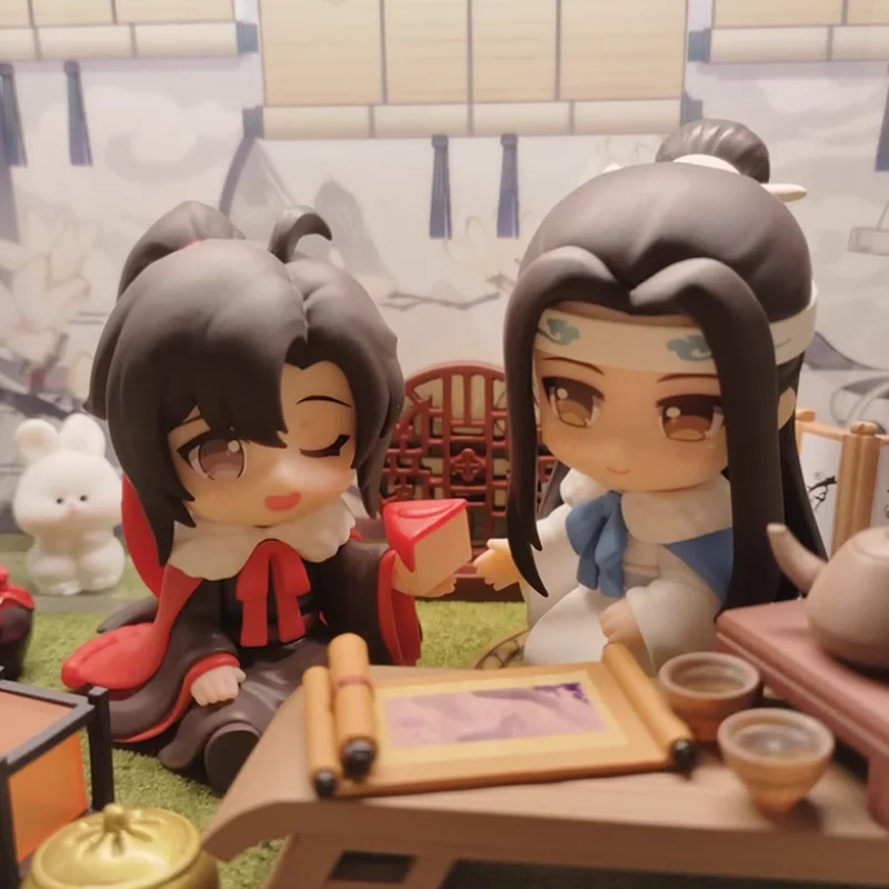 

Mo Dao Zu Shi Cloud Deep Wei Wuxian Lan Wangji Q-Version Action Figures Anime Model Carrying Shadow Series Collectible Toys