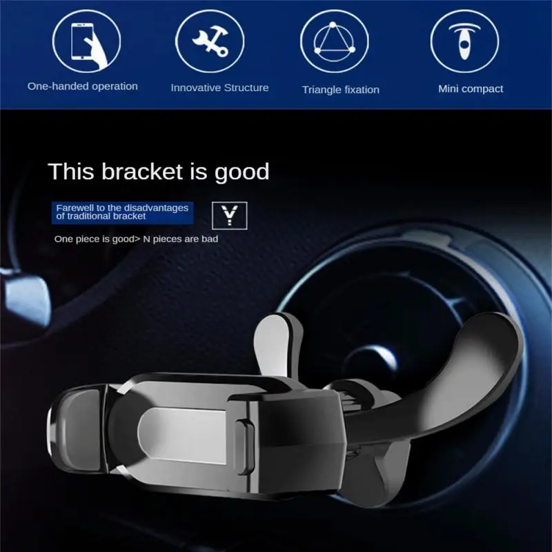 Universal Car Phone Holder Air Vent Mobile Phone Holder Mount Stand for Car Interior Phone Support Car Accessory