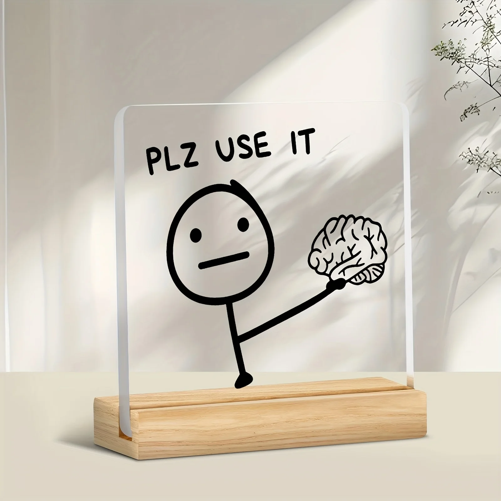 Study Hard Desk Sign, Motivational Office Decor with 