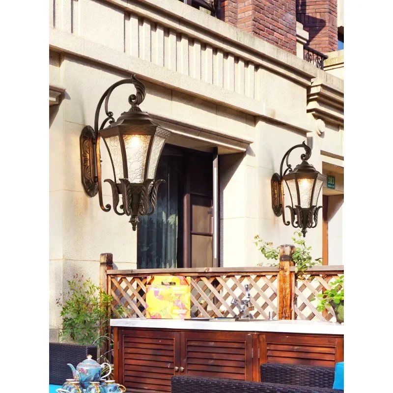 

Outdoor wall lamp waterproof garden lamp European outdoor creative aisle villa entrance wall lamp balcony terrace exterior wall