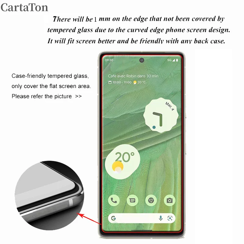 4 pezzi di vetro temperato per Google Pixel 9 8 Pro 8A 7 7A 6 6A 5 5A 4A 4 XL 3 9H pellicola protettiva trasparente per schermo