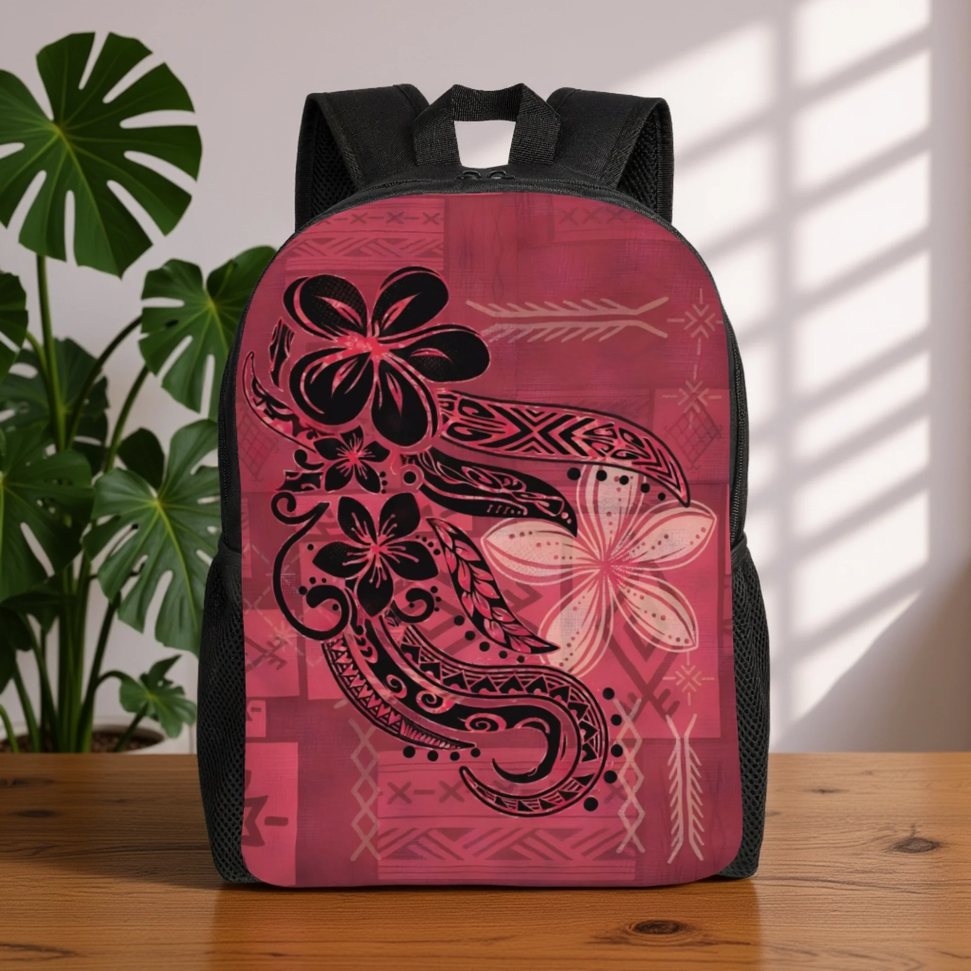 

Samoa Marumana single-layer backpack, tribal style design, compact and portable, suitable for daily commuting