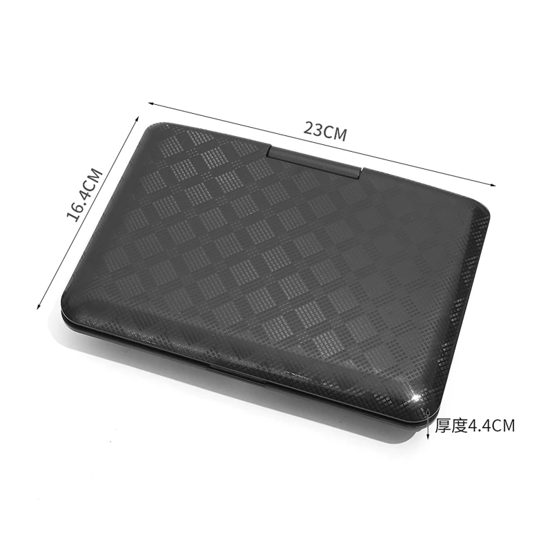 مشغل ديفيدي محمول 7.8 بوصة 16:9 عريض 270 ° مشغل أقراص مضغوطة بشاشة LCD قابلة للدوران مع جهاز تحكم عن بعد في الألعاب MP3 #5