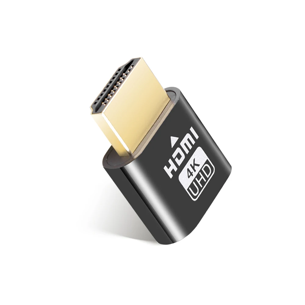 VGA Virtual Display Adapter HDMI-kompatibel 1.4 DDC EDID Dummy Plug Headless Ghost Display Emulator Videokarten-Schlossplatte – Detail 6