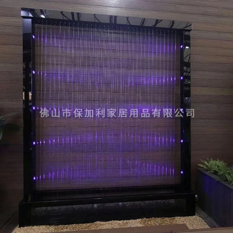 Customized. Curtain Subareas Screens Pull Line Bath Curtain Digital Curtain Wall Pull Line Waterfall Optical F