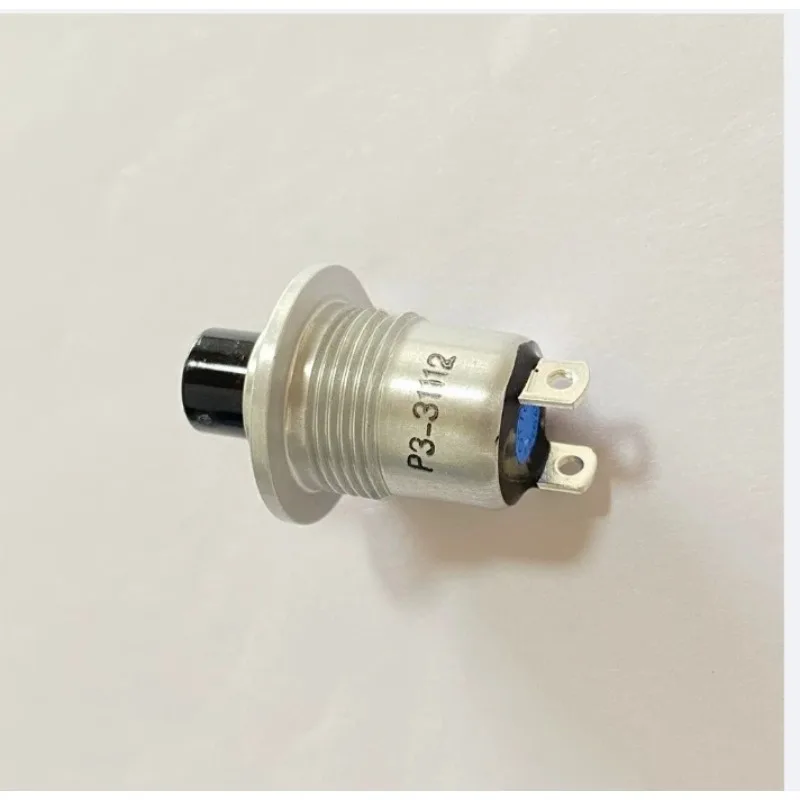 1Pcs P3-31112 Black Push Button Switch SPST-NO 10A Solder Terminal Replacement