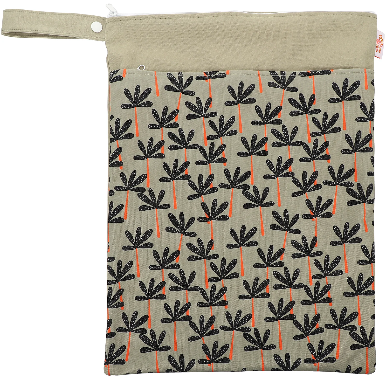 Bolsa de armazenamento de fraldas para bebês, à prova d'água, lavável, organizador com zíper, portátil, bolsa de viagem, armazenamento para troca de fraldas, itens essenciais infantis