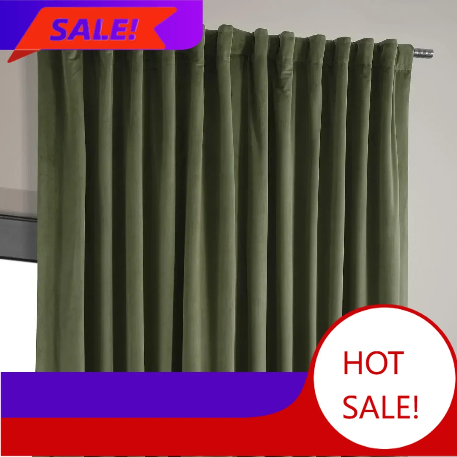 

BestsellerBestseller[Free Shipping, New Arrival!]Signature Velvet Thermal Blackout Curtains for Living Room 120 Inch Long (1 Pan