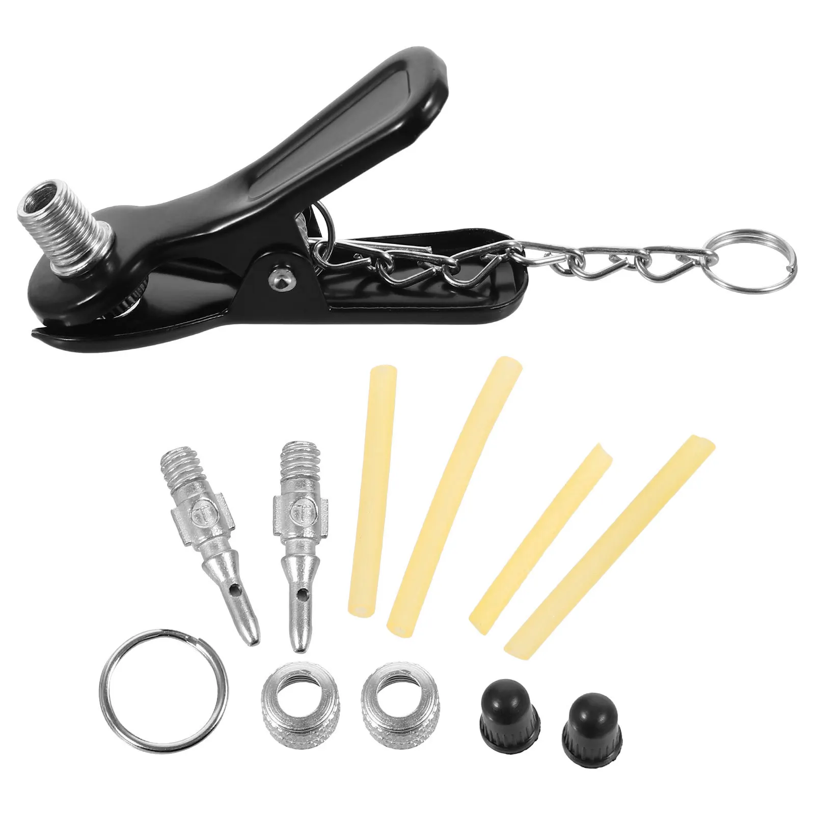 

1 Set Bike Tire Air Chuck Inflator Pump Valve Adapter Auto Tyre Wheel Part Copper Nozzle For Motorcycle Bicycle Vintage Design