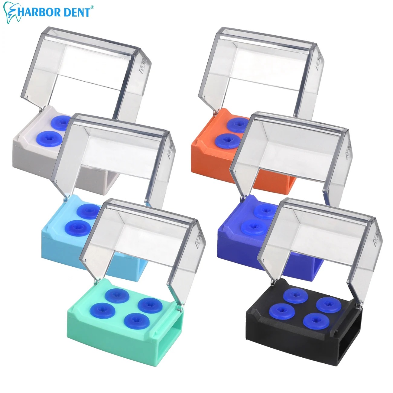 

Dental Disinfection Storage Box 4 Holes Dentistry Ultrasonic Scaler Tips Holder Stand Burs Organizers Odontologia Tools