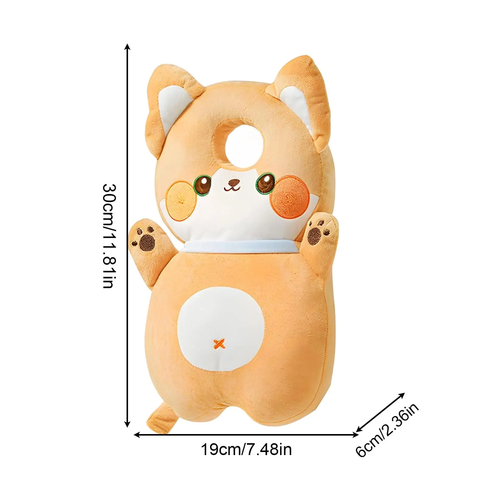 Mochila protetor de cabeça do bebê andando almofadas de proteção de cabeça confortável bonito criança protetor de queda almofada para meninas meninos andando