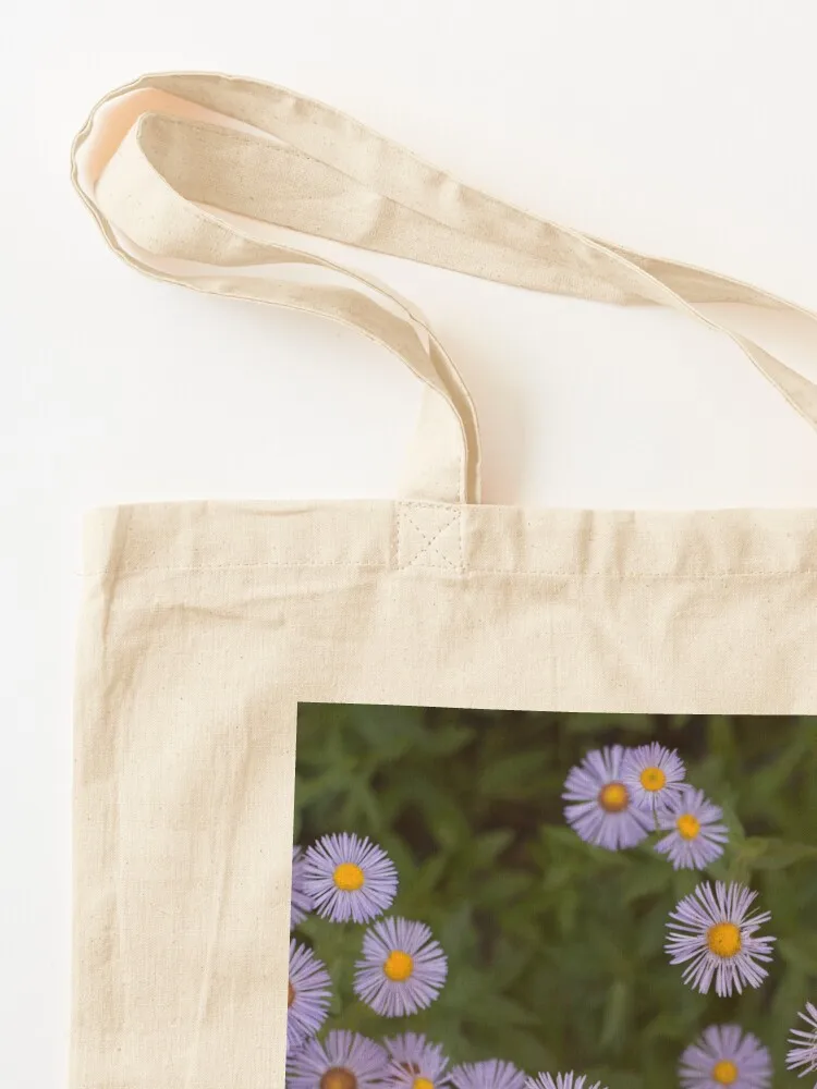 Purple Asters Tote Bag large size bags eco pack Canvas bag for women Lady bag