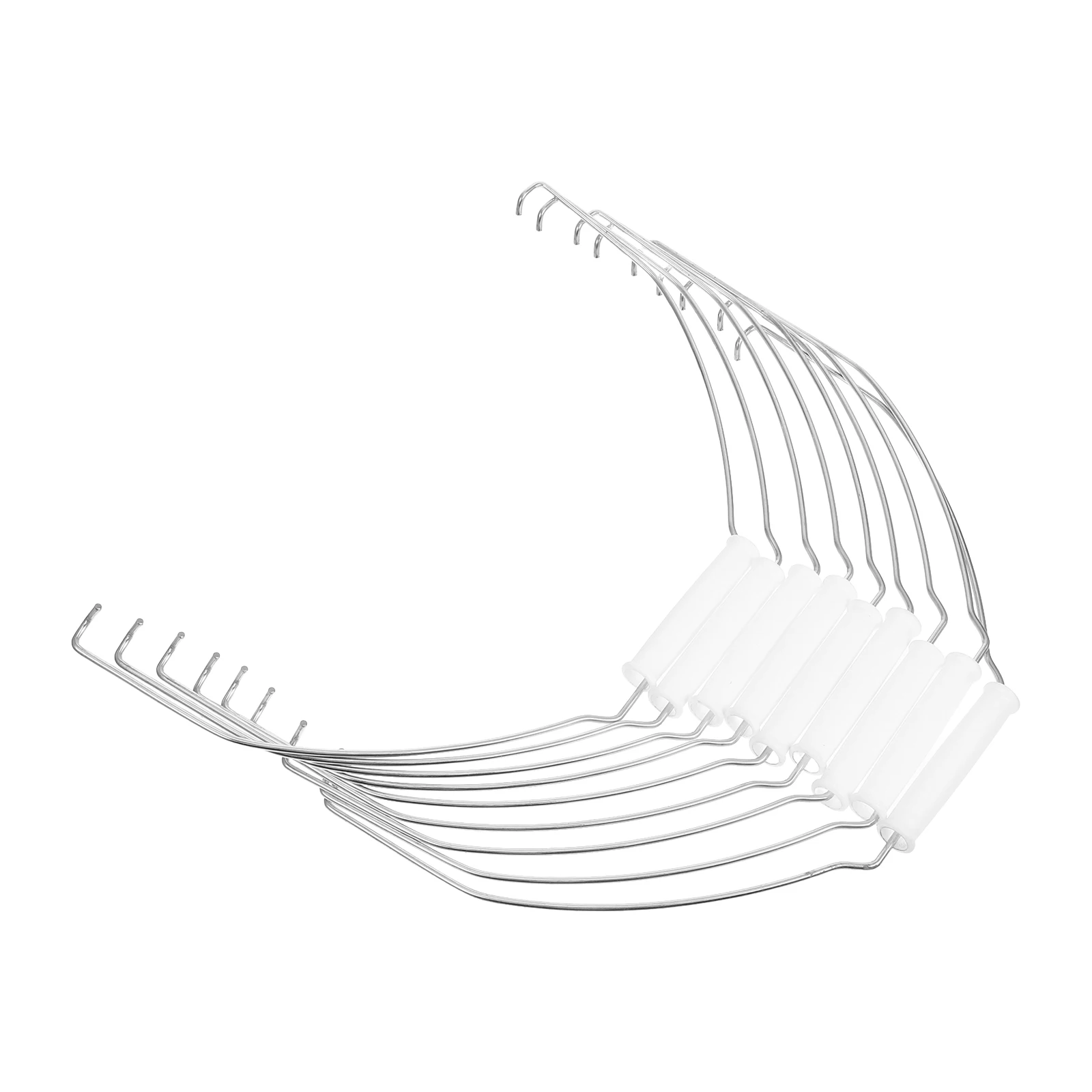 

10pcs Iron Handle Bucket Accessories Thicken Grip Plastic Ergonomic Handles Replacement For Storage Household Bucket Compact