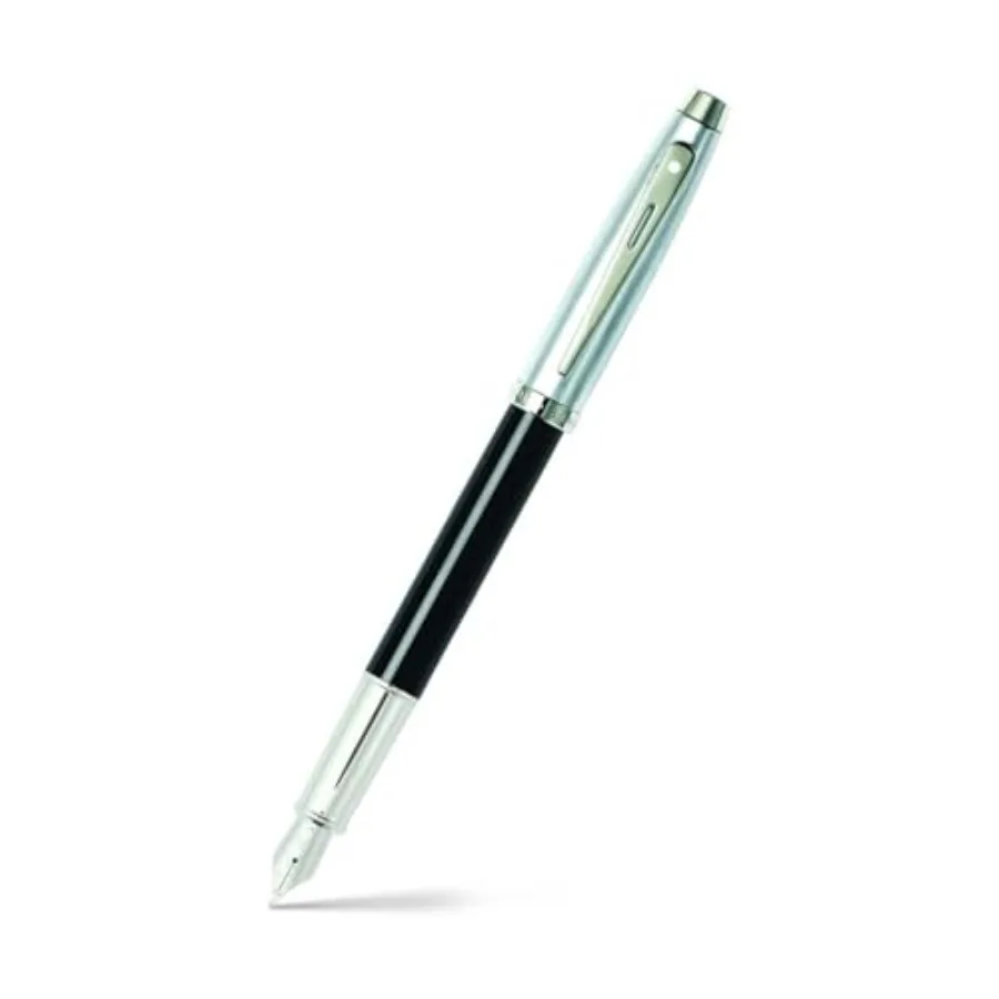 

100 Medium Point Fountain Pen Black/Chrome 9313-0M