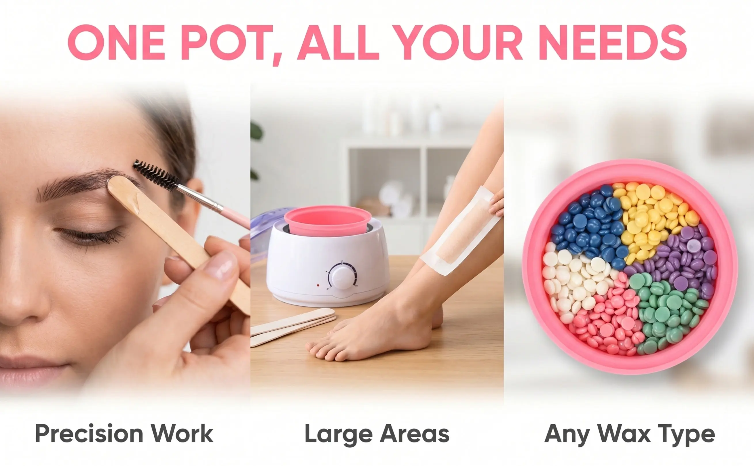 4Pcs Reusable Silicone Wax Pot Liner Flat Bottom Small Wax Melt Bowls for Home Salon Waxing Supplies Silicone Bowl