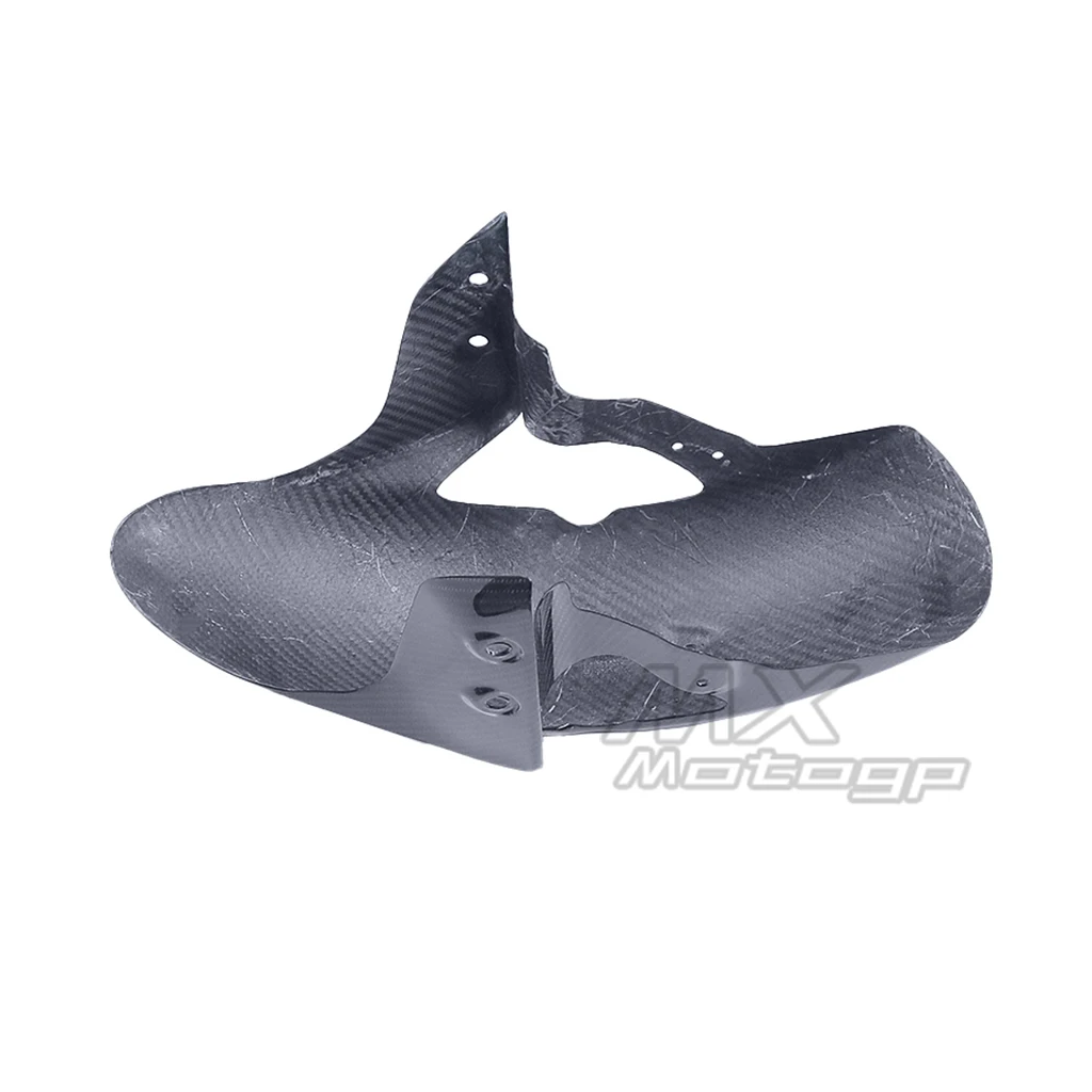 YZF R7 2024 دراجة نارية ألياف الكربون الجبهة الحاجز عجلة الحاضنة قطعة من نسيج المفسد هدية لياماها YZF R7 YZF-R7 2022 2023 #6