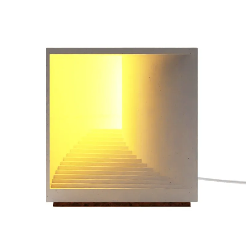 

Оригинальный дизайнерский ночник в виде бетонного здания, креативный подарок, декоративное украшение