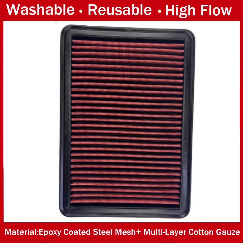 Filtro de Aire de Alto Flujo para Automóvil 1109130V5070 PARA JAC JS4 J7 Мусковиты 3 Sei 4 pro/X4 Refine R3 S4 Motor 1.5T Lavable Reutilizable