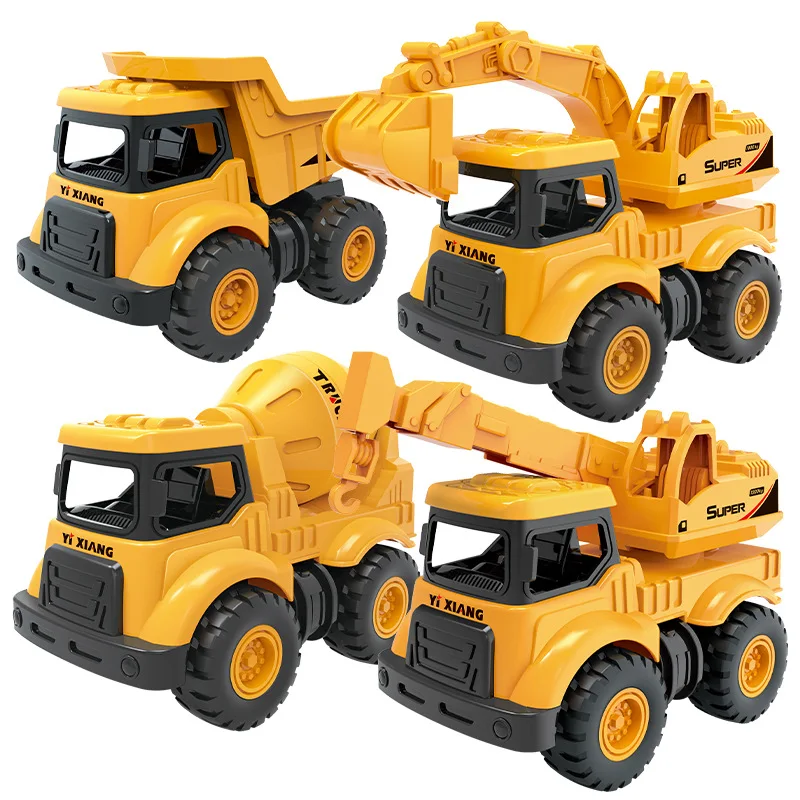 

New children's simulation engineering construction car toy car boy inertia toy car one piece