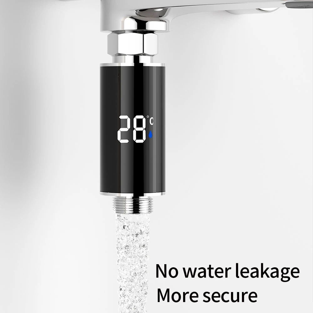 Shower thermometer waterproof intelligent temperature digital display faucet water temperature gauge for babies