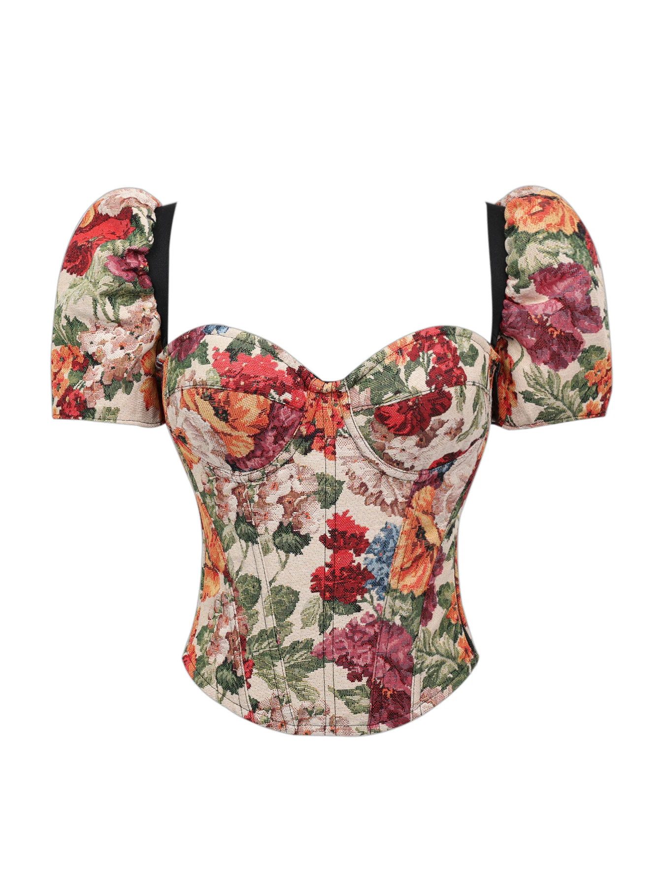 

Картина маслом, ретро-корсет «рыбий кость», женский топ со съемными рукавами, чтобы скрыть жир подмышками и делает вас выглядеть стройным готическим стилем